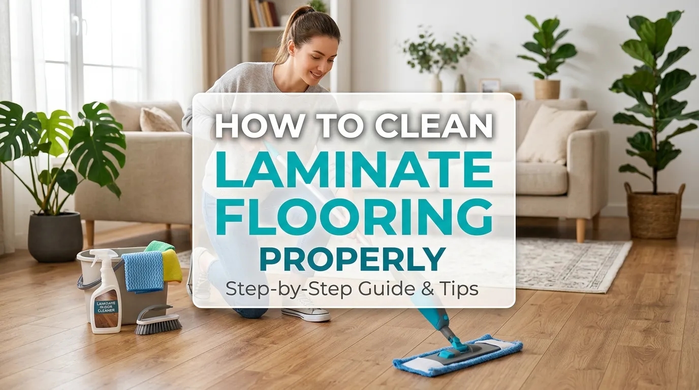 how to clean laminate flooring properly