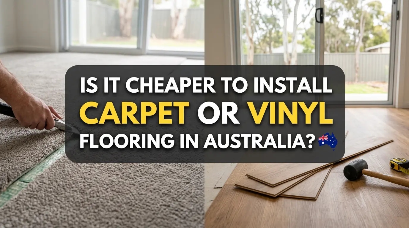 is it cheaper to install carpet of vinyl flooring in australia