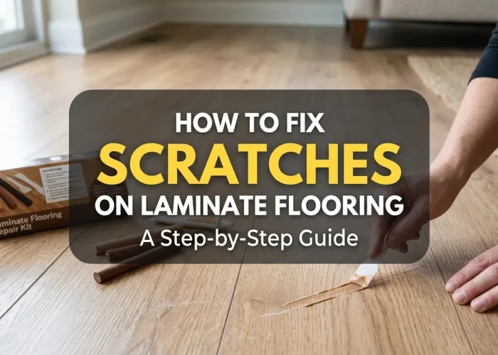 how to fix scratches on laminate flooring