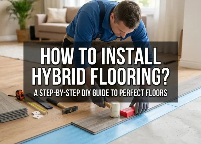 how to install hybrid flooring