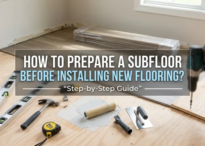 how to prepare a subfloor before installing new flooring